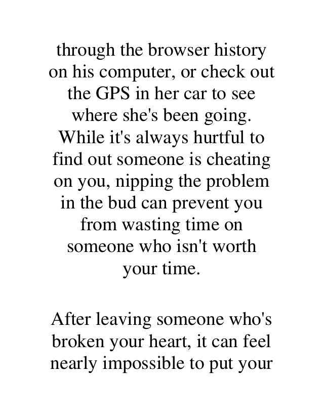 Being You On To Find If Cheated Out How Are Being You On To Find If Cheated Out How Are
